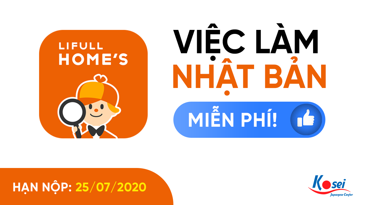 [MIỄN PHÍ] Tuyển dụng làm việc tại Nhật Bản - Công ty cổ phần LIFULL
